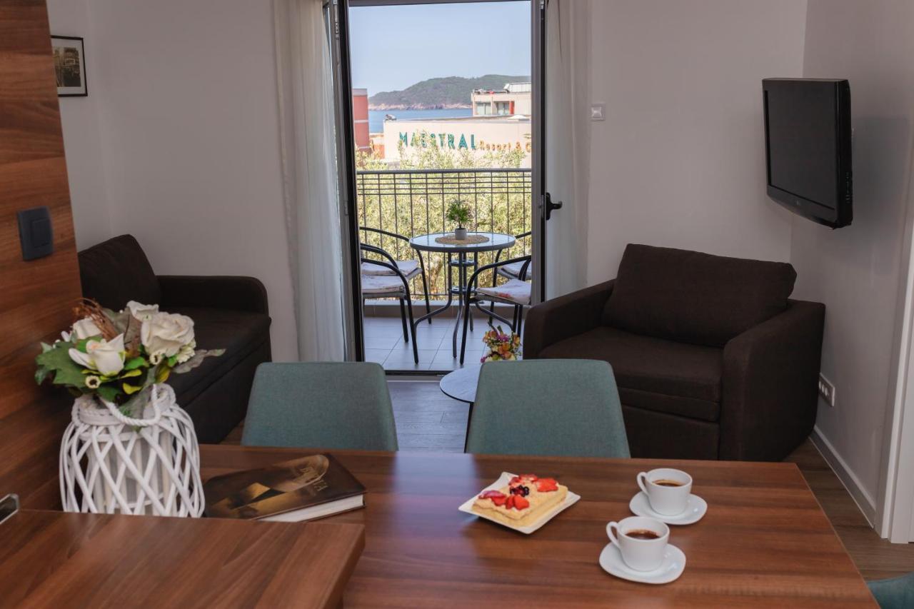Apartments My Przno Sveti Stefan Eksteriør billede
