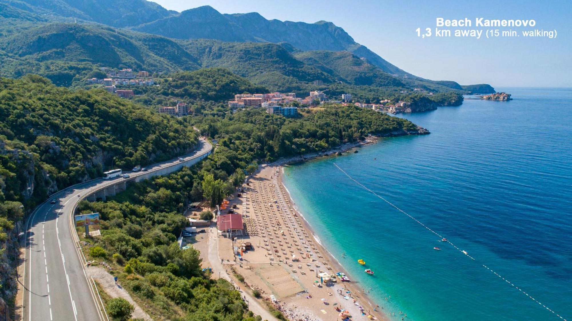 Apartments My Przno Sveti Stefan Eksteriør billede